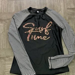 swimwear girls top sun protection